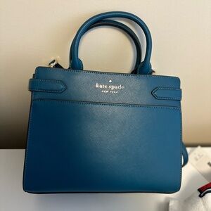 Kate Spade Medium Satchel in “Dark Peacock”